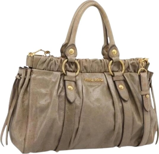 Miu Miu Pre owned Dame Pre owned Beige ONE SIZE,