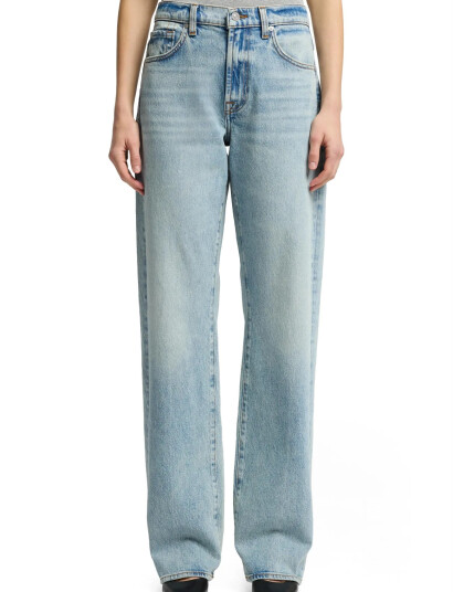7 For All Mankind Tess Trouser Ode To   Blue   31 x 34
