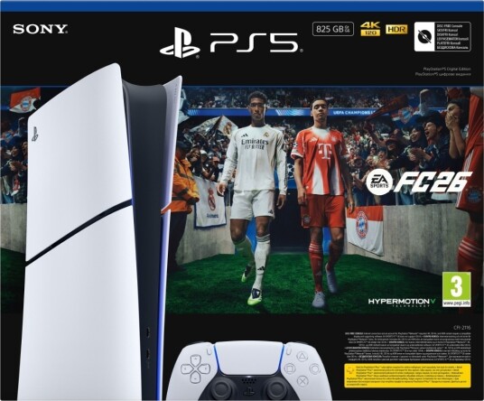 EA FC 26 PlayStation 5 Digital Edition spillkonsoll pakke