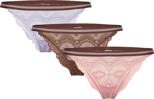 Becksöndergaard | Wave Lace Ray Tanga 3 Pack | S