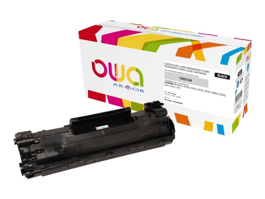 Armor - Svart - Kompatibel - Tonerpatron - For Canon Imageclass Mf4750  I-Sensys Fax-L150 L170 L410 Mf4730 Mf4750 Mf4870 Mf4890