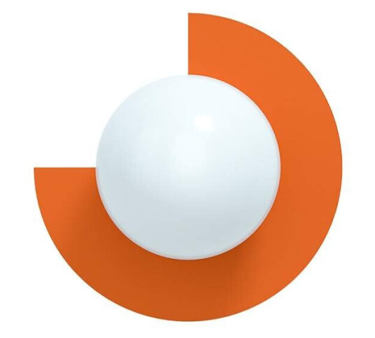 Swedish Ninja - Candy Big Circle 270 L Vegglampe Zesty Orange Swedish Ninja