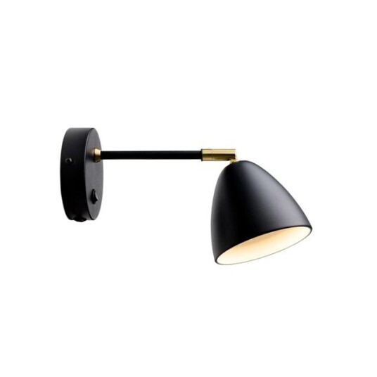 Halo Design Vegglampe i Sort Messing Halo Design Vegglampe i Sort Messing
