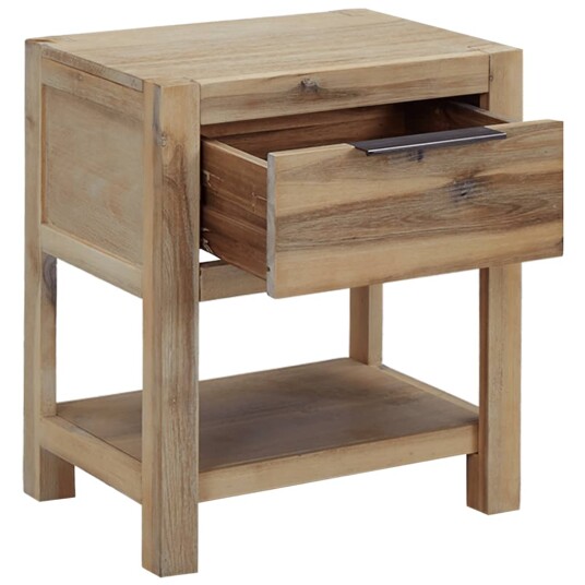 vidaXL Nattbord med skuffer 2 stk 40x30x48 cm heltre akasie