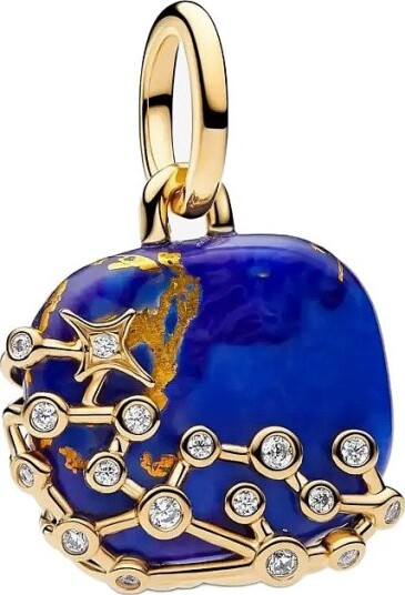 Pandora Celestial Blue Constellation Dangle Charm - BLUE - One Size