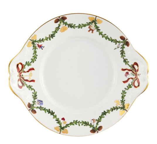 Royal Copenhagen Star Fluted Christmas tallerken 27 cm