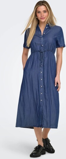 ONLY Onlcharis Life 2/4 Shirt Dress Wvn Cc Blue L ONLY Onlcharis Life 2/4 Shirt Dress Wvn Cc Blue L
