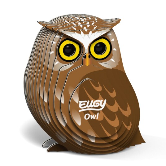 EUGY Dodoland Eco Bygg-Din-Egen 3D Modell Ugle EUGY Dodoland Eco Bygg-Din-Egen 3D Modell Ugle