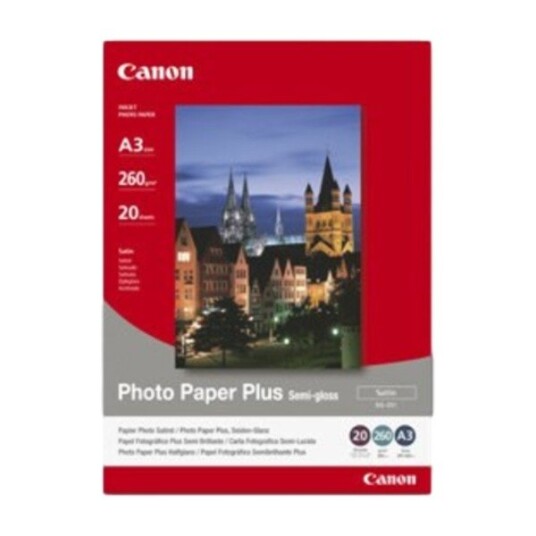 Canon Photo Paper Semi-Glossy SG-201 A3 (20 Sheets) Canon Photo Paper Semi-Glossy SG-201 A3 (20 Sheets)