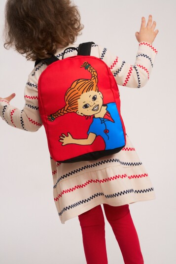Pippi Langstrømpe Leikki Ryggsekk 7L Red