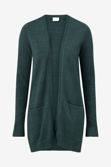 Vila - Cardigan viRil L/S Open Knit - Blå Vila - Cardigan viRil L/S Open Knit - Blå
