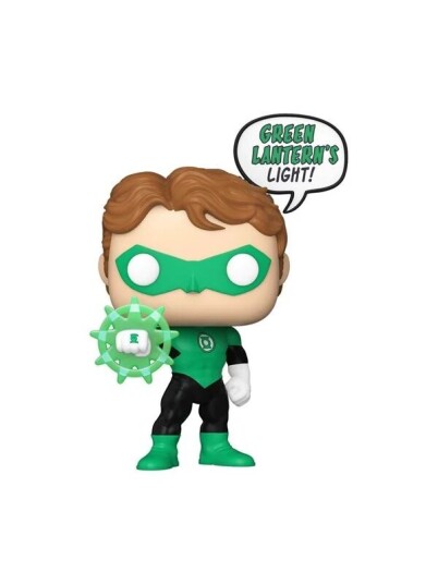 Funko POP Green Lantern Figur med Displayeske - Grønn