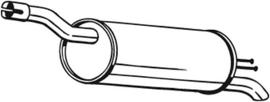 Bakre eksospotte BOSAL 148 343 Bakre eksospotte BOSAL 148 343
