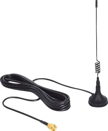 Delock Gsm Umts Antenna Antenne 21.5 Cm Mobiltelefon 3 Dbi Rundtstrålende Svart