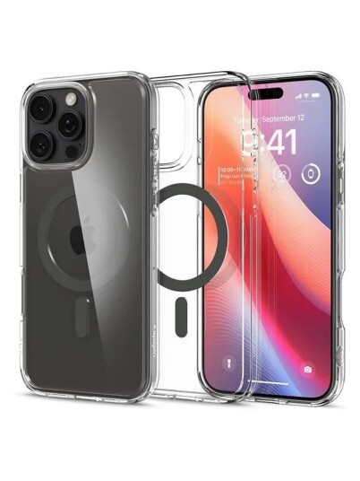Spigen Ultra Hybrid iPhone 16 Pro Max MagSafe-deksel Grafitt Vanntett