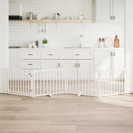 Hundeport Dør Sammenleggbar 4 Paneler Hvit 320 cm Heltre Gran 352281 Hundeport Dør Sammenleggbar 4 Paneler Hvit 320 cm Heltre Gran 352281