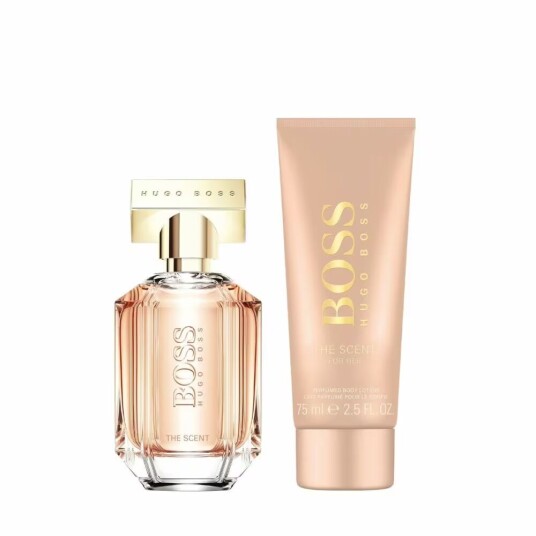 Sett Hugo Boss THE SCENT FOR HER Eau De Parfum 2 Deler Sett Hugo Boss THE SCENT FOR HER Eau De Parfum 2 Deler