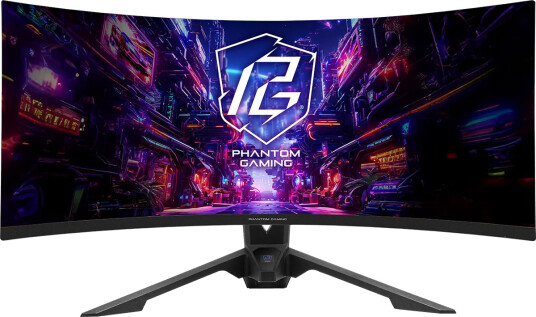 ASRock Phantom 34" Buet Gaming-skjerm Mini OLED 180Hz 1ms RGB Svart