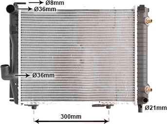 VAN WEZEL 30002069 Radiator motorkjøling