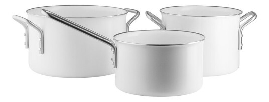Eva Trio - White Line grytesett 3 deler
