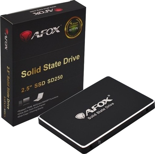 Afox SSD 480GB 2.5" SATA III SD250-480GQN Afox SSD 480GB 2.5" SATA III SD250-480GQN