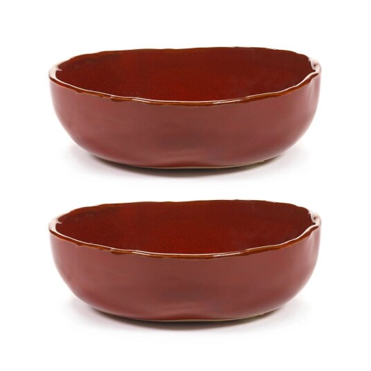 Serax La Mère skål S Ø11,5 cm 2-pakn. Venetian red