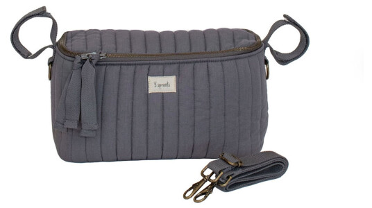 3 Sprouts - Organizer - Quilt / Charcoal grey ISQSGY 3 Sprouts - Organizer - Quilt / Charcoal grey ISQSGY