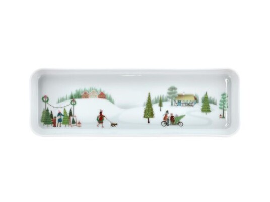 Pillivuyt Vinter Fat Hvit 36x12 cm