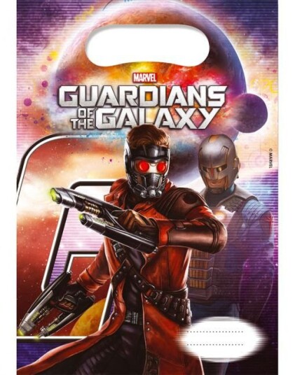 6 stk Godteposer Guardians of the Galaxy