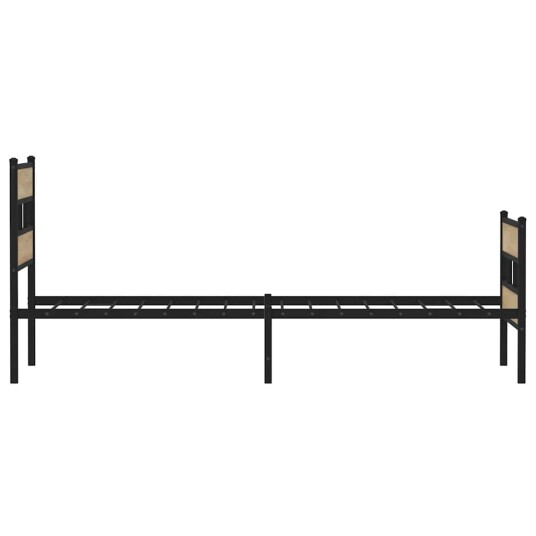  Sengeramme i metall uten madrass sonoma eik 100x190 cm 8721158377036