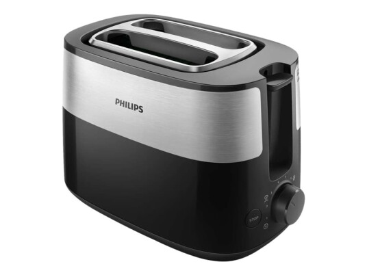 Philips Daily Collection HD2516 Brødrister 2 skive Spor svart