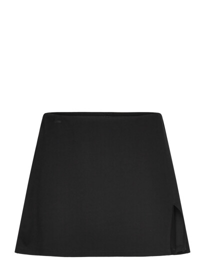 Monki Mini Slit Skirt - Black - S
