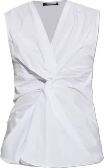 Balmain Dame Topper Hvit 2XS, Balmain Dame Topper Hvit 2XS,
