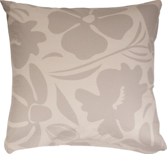 Putetrekk 60x63 cm   100% bomull   Brunt blomsterdesign