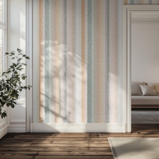 Tapet Abstrakt Stripemønster