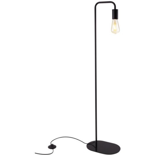 Slv Fitu Gulvlampe U/skjerm E27 Sort
