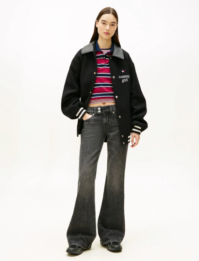 Tommy Jeans Sia Low Bootcut Bi0187 - Grey - 28 x 30