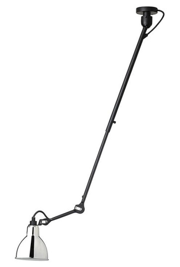 Lampe Gras 302 Taklampe Krom