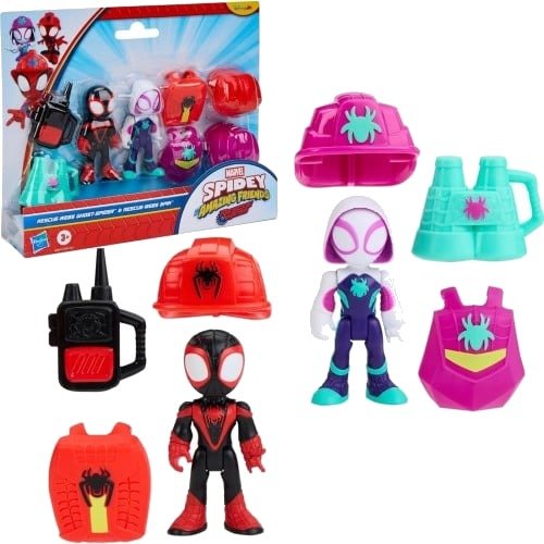 Disney Spidey & Friends Rescue-Webs Miles & Ghost 2-PK 351-3044 Disney Spidey & Friends Rescue-Webs Miles & Ghost 2-PK 351-3044