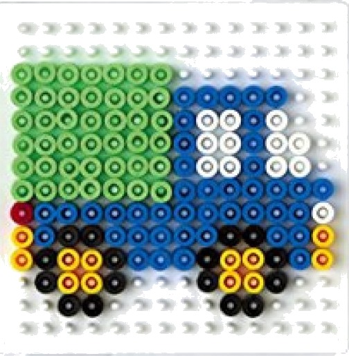 Hama Ironing Beads Plate-Square Small