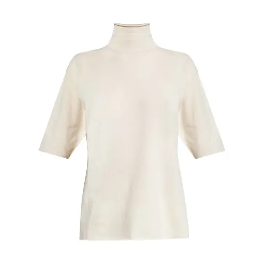 Jil Sander Dame Strikkevarer Beige XS,
