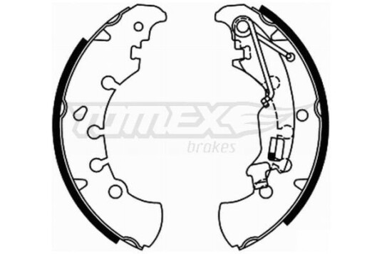 Bremsesko sett TOMEX Brakes TX 21 84
