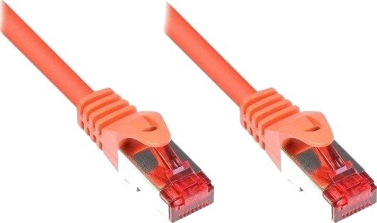 Good Connections Alcasa Good Connections Patch-Kabel Rj-45 M Rj-45 M 50 M Paare In Metallfolie Pimf Kategorie 6 Halogenfrei Orange 8060-500O