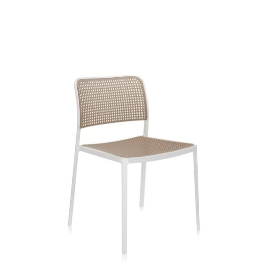 Kartell AUDREY Hagestol Hvit/ Sand Kartell AUDREY Hagestol Hvit/ Sand