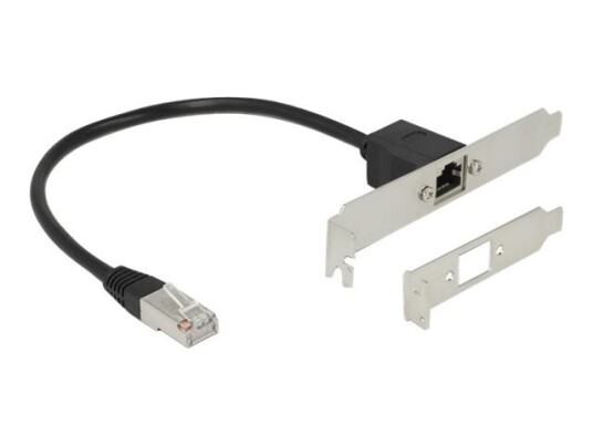 Delock Nettverksforlengelseskabel Rj-45 Hann Til Rj-45 Hunn 30 Cm Uskjermet Cat 5E