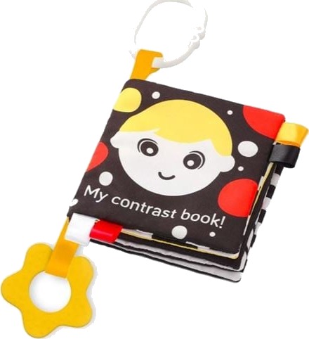 BABYONO Myk Baby Bildebok Kontraster BABYONO Myk Baby Bildebok Kontraster