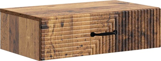 vidaXL Vegghengt Sidebord Gammelt tre 59 x 34,5 x 17 cm Konstruert tre