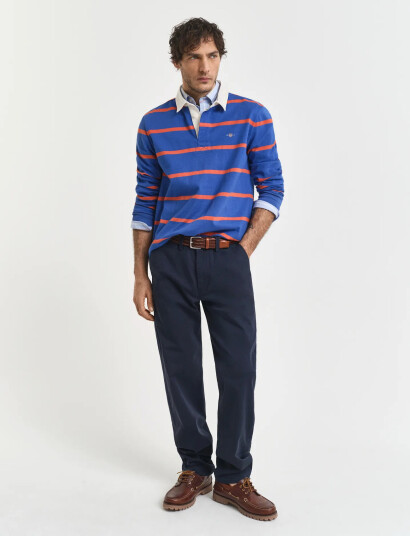 GANT Regular Twill Chinos Navy 29 x 34 GANT Regular Twill Chinos Navy 29 x 34
