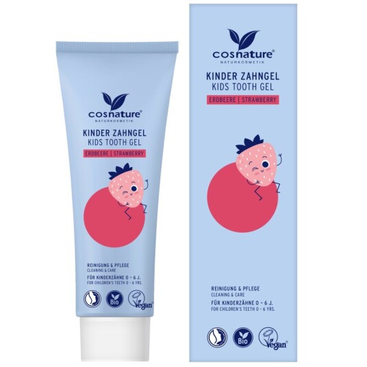 Økologisk Børnetandpasta Gel COSNATURE Kids Strawberry 75 ml Økologisk Børnetandpasta Gel COSNATURE Kids Strawberry 75 ml