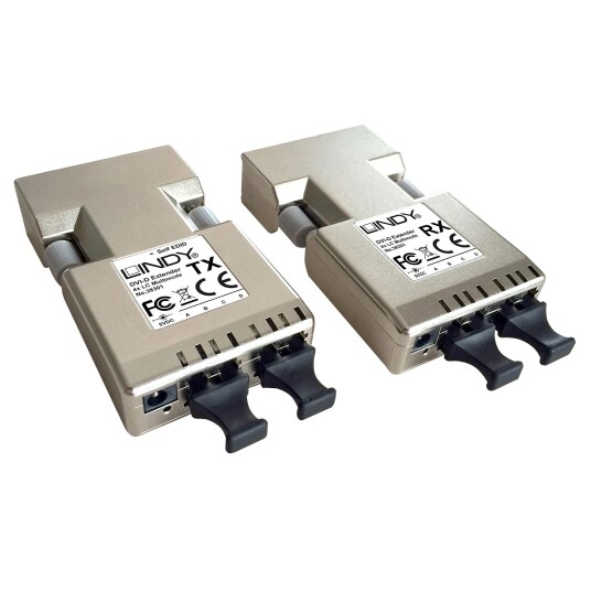 LINDY DVI-D Single Link Extender 500m Fibre Factory Sealed LINDY DVI-D Single Link Extender 500m Fibre Factory Sealed